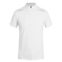 Verano polo de los hombres de deportes casuales de hielo fresco tejido de manga corta transpirable adecuado para la aptitud polo elástico - details 18