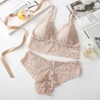 Conjunto de Lencería de Encaje sin Costuras para Mujeres Conjunto de Sujetador y Panty Bordado con Encaje Intimidad con Estilo - details 7