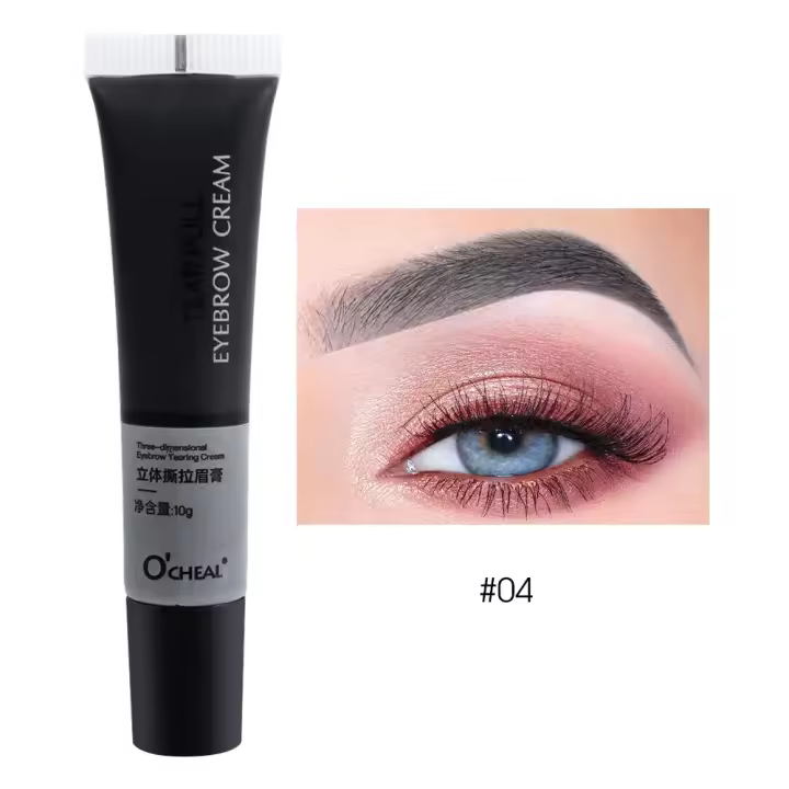 Gel de teñido de cejas resistente al agua, maquillaje de larga duración, tinte de tatuaje, pigmento de ojos, maquillaje profesional, crema de cejas negra y marrón - 1