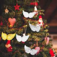 Minialas de Ángel de plástico para manualidades, 36 piezas, 3D, parches de adorno de ala blanca, para decoración de fiesta, artesanía DIY y Utilería de boda - details 3