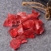 Piedra fragante difusa de 100g, cristal de fundición rojo sandía, cuarzo crudo, grava rugosa, adornos artesanales, decoración de jardín - details 1