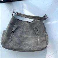 Bolso cruzado de lujo para mujer, bandolera de un solo hombro, de gran capacidad, Retro, mate, de cuero PU - details 3