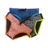 Jessborn pantalones de natación para hombre, bañador sexy con estampado de leopardo, Copa tridimensional, ropa de playa de primavera caliente - details 8