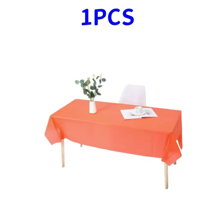 Mantel de Mesa Desechable BPA Libre 137x183cm Ideal para Fiestas, Picnics, Campamentos - 1