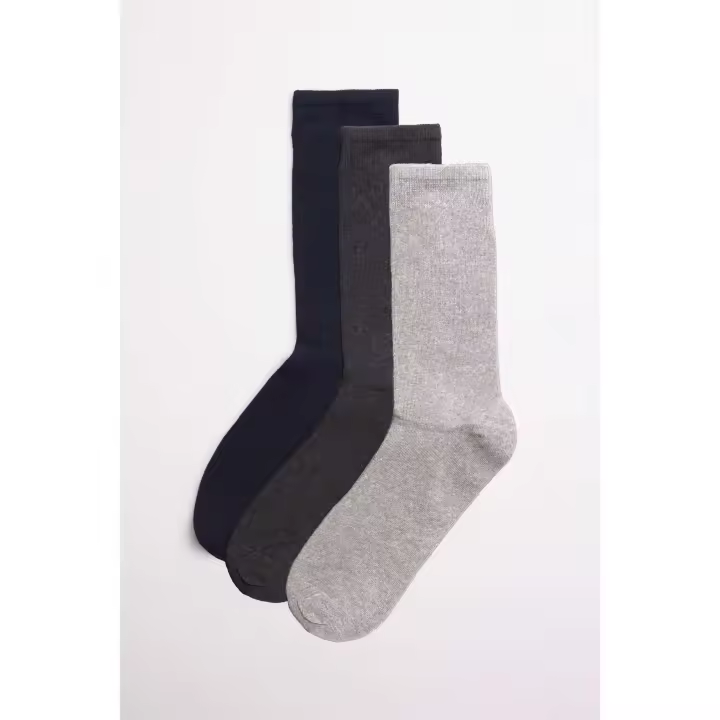 Paquete de 3 calcetines básicos hombre tonos oscuros - 1