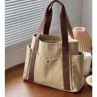 Bolso de lona de gran capacidad para el trabajo, bolso de mujer estilo universitario - details 24