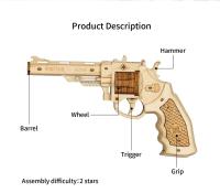 Robotime Gun Blocks modelo Kit de construcción juguetes para niños regalo de cumpleaños - details 15