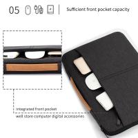 Funda para portátil de 14-15.6 pulgadas, bolsa para notebook para hombre, a prueba de golpes, maletín para computadora para viajes de negocios, funda para portátil - details 1