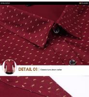 Camisa Casual a Cuadros para Hombres de Marca Nueva Moda Otoño Ajustada Manga Larga Algodón Talla Grande M-5XL - details 11