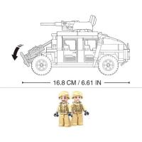 Juguete de Construcción de Vehículo Militar Bloque de Batalla Compatible con Marca Mayor - details 1