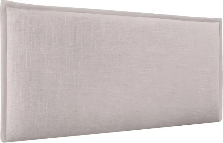 Trendy Moderne Cama con Almohada de Lino Natural 160cm, Diseño de Cabeza de Liso, Tapizado de Ribete - 1