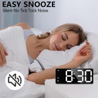 Reloj Despertador Digital Ajustable de Luz Ideal para Uso en Casa y Viajes Conector de Alta Calidad - details 1