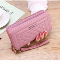 Carteras de Cuero PU para mujer, monedero largo con doble cremallera, bolso de mano de diseñador de lujo para teléfono - details 8