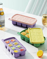 Molde para Hielo de Silicona con Tapa Forma de Fruta Cuadrada para Cocina y Bebidas Ideal para Whisky y Cocteles - details 0