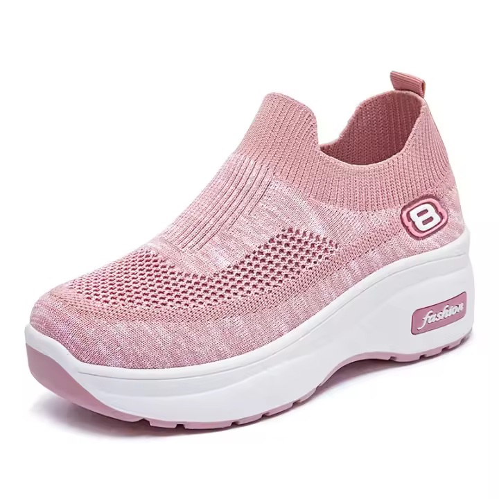 Zapatos mujer 2025 verano nuevos zapatos mujer altura interior aumento transpirable plataforma zapatillas - 1