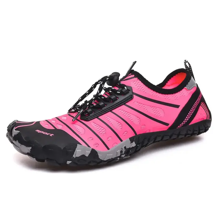 Zapatos tácticos de senderismo de malla transpirable para hombres y mujeres, antideslizantes, duraderos, trekking, escalada, aguas arriba, vadear, zapatillas de agua - 1