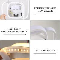 Goeco LED Plafón de Techo Lámpara de Techo Moderna de Doble Cuadrado 2500 LM - details 2