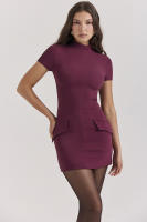 2025 Primavera y novedad de verano para mujer, vestido ajustado de manga corta con estilo picante para mujer - details 1