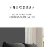 Almohada de cuña pequeña para cabecera, almohada de lectura para sentarse en la cama, respaldo para adultos, cojín triangular, cojín para sofá cama - details 6