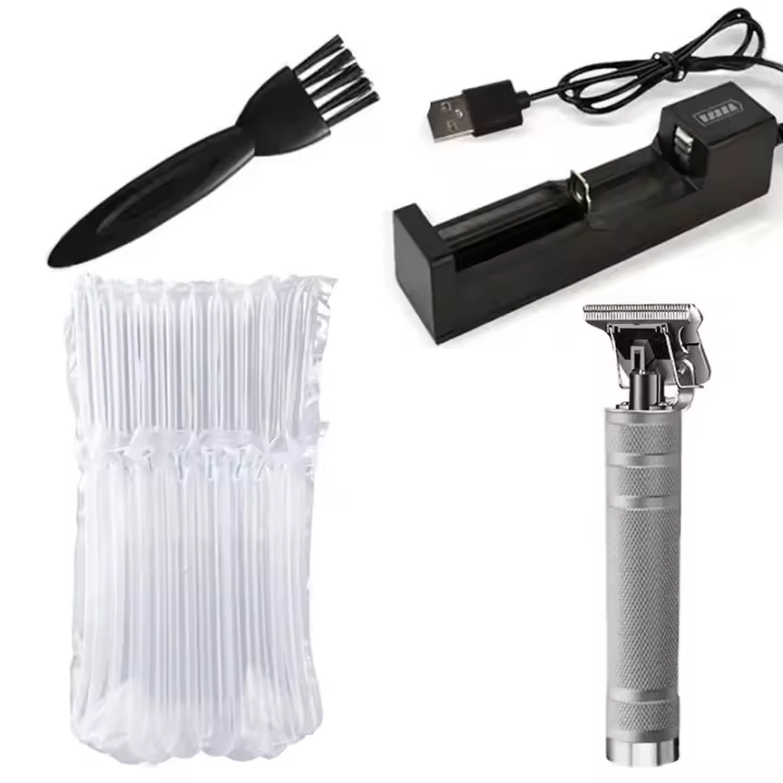 Kemei-cortadora de pelo eléctrica Original para hombres, recortadora de barba, máquina de corte de pelo, forro de borde, líneas de cuello - 1