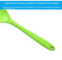 Piezas de silicona antiadherente para cocina, cuchara pequeña multicolor para servir, 1 unidad - details 7