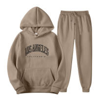 Conjunto de 2 piezas para hombre y mujer, sudadera con capucha, chándal y pantalones deportivos, pantalones deportivos con cuello redondo - details 3