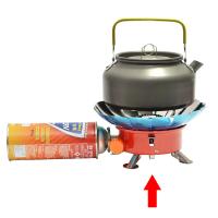 Estufa de Gas Portátil de Acero Inoxidable Ligera, Fácil de Llevar, A Prueba de Viento para Acampar y Senderismo - details 0