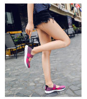 Verano Mujer transpirable caminar correr deporte mujeres zapatos tejidos antideslizantes hechos a mano tejido zapatos planos ligeros zapatos de madre - details 9