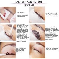 Kit de levantamiento de pestañas, maquillaje de ojos, combinación de tinte de cejas, potenciador de pestañas - details 8