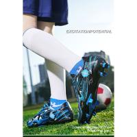 Zapatos de fútbol para niños, botas de fútbol para la escuela, tacos de hierba, zapatillas de entrenamiento atlético al aire libre, calzado deportivo para niños y niñas, FG/TF - details 3
