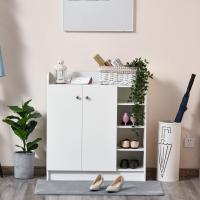 Mueble Zapatero de 2 Puertas Zapatero Estrecho con Estantes Ajustables para 12 Pares de Zapatos - details 1