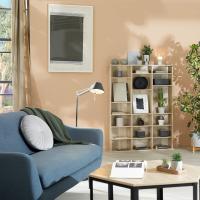 Estantería de Pared de Madera Laminada 21 Compartimentos, Ajustable en Altura y Extraíble, Elegante Mueble de Almacenamiento Resistente a la Superficie Blanco Mate - details 1