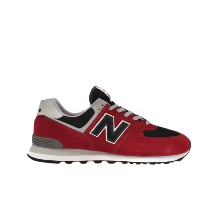Zapatos Casuales de Moda para Hombres NB 574 Rojo Marinero Forro de Espuma - 1