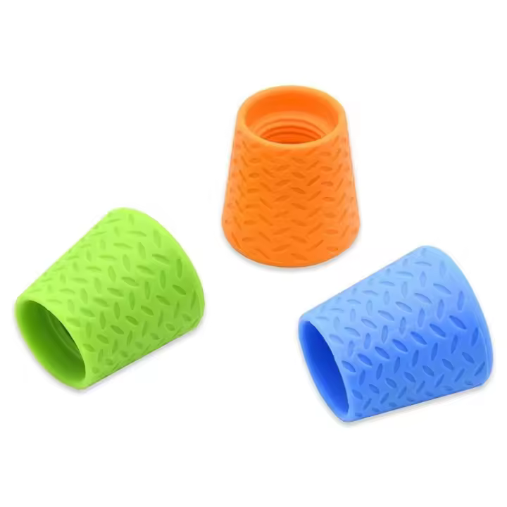 Cabezales de ducha portátiles para mascotas, rociador de silicona de lavado rápido para baño de perros, pulverizador de limpieza práctico reutilizable para gatos, pata de perro, 2 uds. - 1