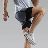 Pantalones cortos deportivos de baloncesto para hombre, pantalones cortos informales con forro interior para correr y Fitness, pantalones cortos de entrenamiento de tres cuartos, ropa de verano - details 3