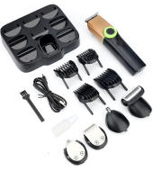 Nuevo corte de pelo eléctrico con pantalla digital para lavar todo el cuerpo, tijera de empuje eléctrica multiusos de una máquina, juego de dispositivos para el cabello de la nariz afeitadora - details 13