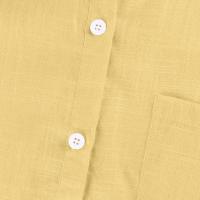 Camisa Simple y a la Moda para Mujer Algodón y Lino Informales, Clásicas con Manga Corta y Borlas - details 41