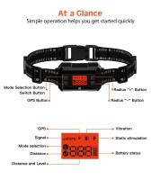 GPS para Perros Valla Inalámbrica Collar Sistema Antifuga Tecnología de Chip GPS de Última Generación Impermeable IPX7 Para Perros Medianos y Grandes Radio hasta 1000m - details 8
