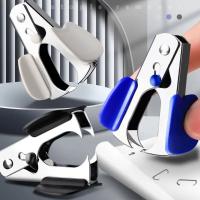 Extractor de grapas portátil, máquina de eliminación de grapas, con bloqueo seguro, Extractor de clavos, suministros escolares y de oficina - details 6