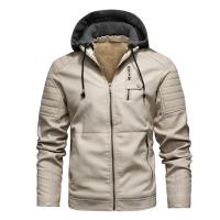 Chaquetas para hombres Chaqueta Masculina invierno juvenil cuello alto Casual abajo y chaqueta cálida con capucha chaqueta de cuero para hombres L-5XL - details 1