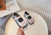 Zapatos de cuero de estilo coreano para niña, zapatillas de princesa con pajarita, versátiles y elegantes, a la moda, para fiesta, novedad de otoño, 2024 - details 5