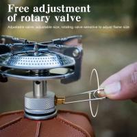 Mini estufa de gas para acampar al aire libre con bolsa de advertencia, estufa de cocina portátil para senderismo, montañismo y pesca, 1. - details 5