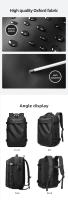 Mochila de Viaje para Hombres Capacidad Extra Grande 17 Pulgadas Paquete Comprimido de Vacío - details 7