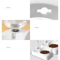 Alimentador de Mascotas 2-en-1 Dispensador de Agua Automático para Perros y Gatos con Tazones de Acero Inoxidable Desmontables - details 11