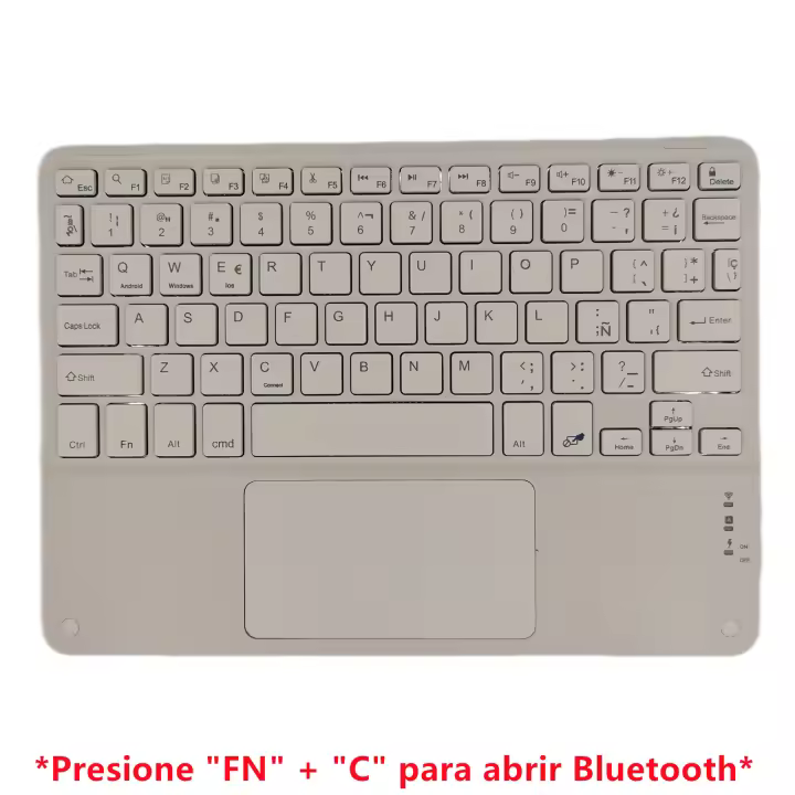 Teclado inalámbrico con panel táctil para tableta, compatible con Bluetooth, para Xiaomi Pad 6/5, Air 5 Pro - 1