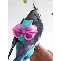 Traje de Vuelo para Pájaros con Forro Impermeable Prenda de Pañales para Pájaros Exóticos con Cuerda de Vuelo - details 5
