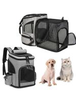 Mochila extensible para mascotas, bolsa de gran capacidad, transpirable, portátil, plegable - details 0