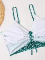 Conjunto de Bikinis de cintura alta para mujer, bañadores trenzados, traje de baño para mujer, microbikinis de realce, ropa de playa a la moda 2023 - details 11