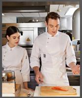 Servicio de comida, traje de cocina, uniforme de Chef Pizzaiolo, chaquetas de cocinero para restaurante, panadería, cafetería, camarero, camarera, ropa de trabajo - details 11