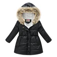 Manténgase abrigado y parece con estilo: chaqueta térmica con capucha para niña con acolchado alternativo de plumón para invierno - details 73